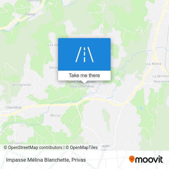 Impasse Mélina Blanchette map