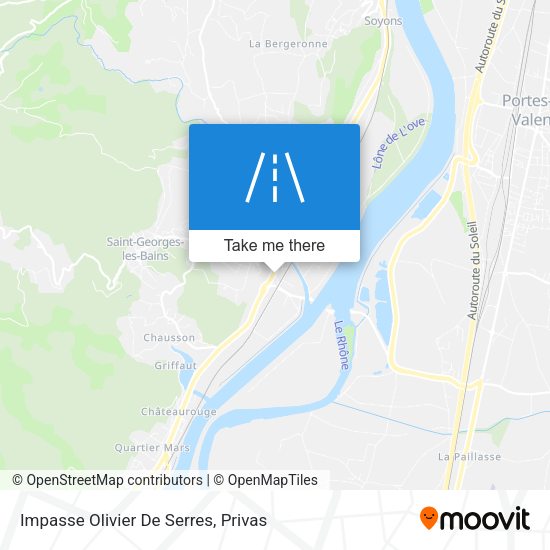 Impasse Olivier De Serres map