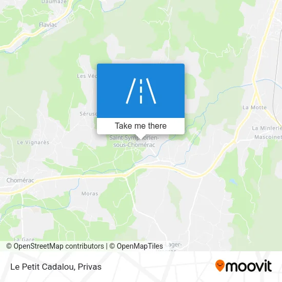 Le Petit Cadalou map