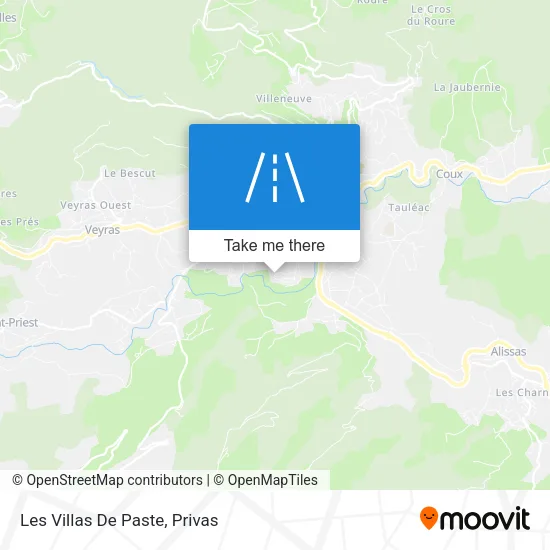 Les Villas De Paste map