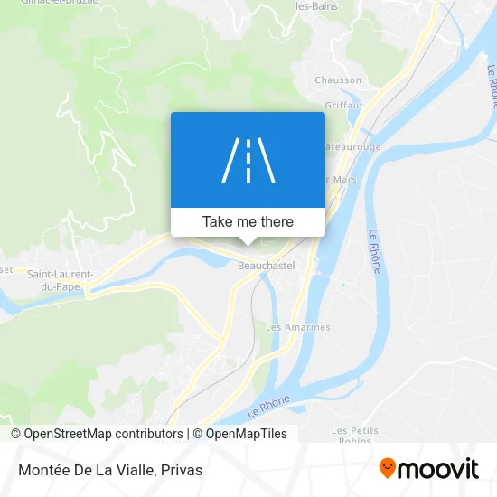 Montée De La Vialle map