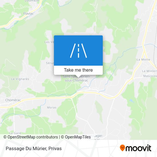 Passage Du Mûrier map