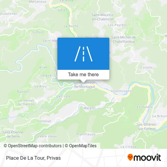 Place De La Tour map
