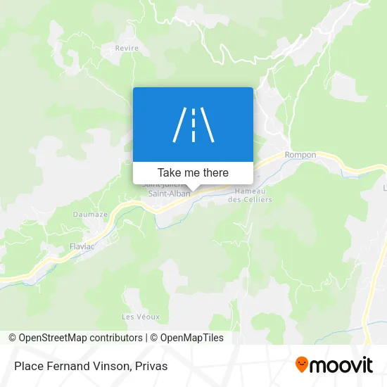 Place Fernand Vinson map