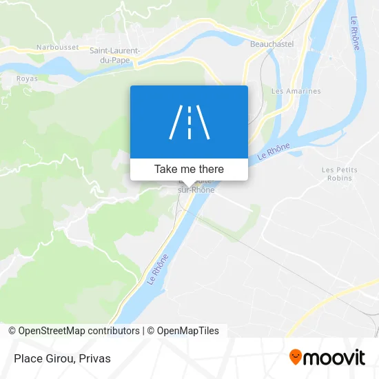 Place Girou map