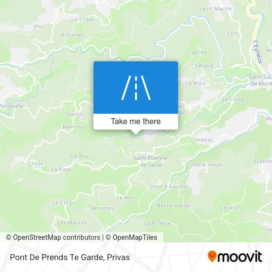 Pont De Prends Te Garde map