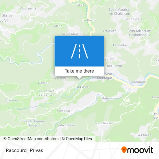 Raccourci map