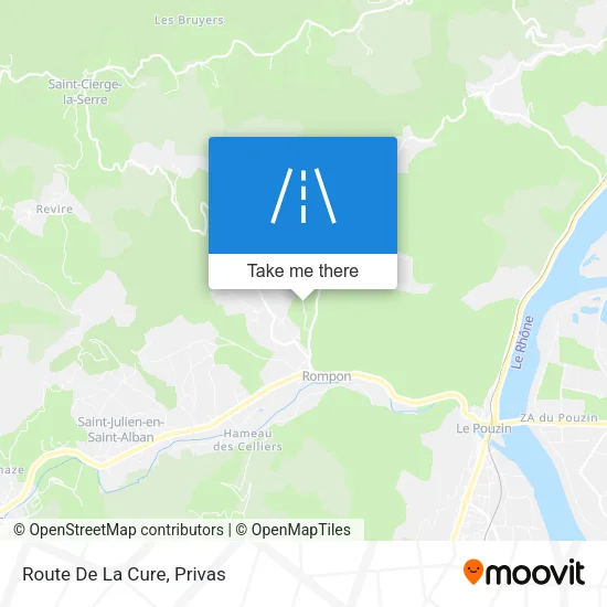 Route De La Cure map