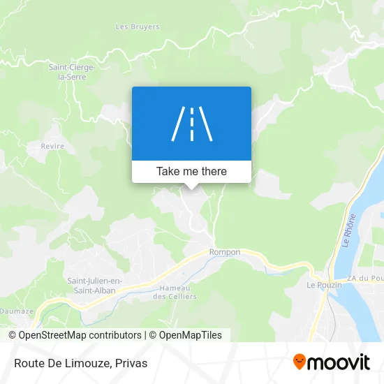 Route De Limouze map