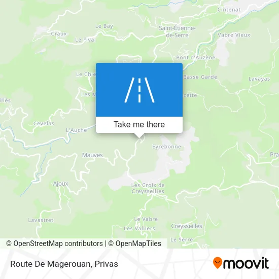 Route De Magerouan map