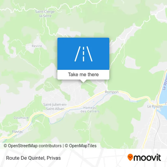 Route De Quintel map
