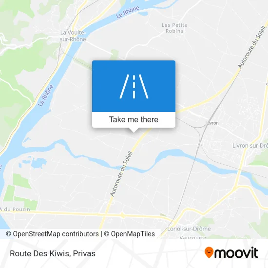 Route Des Kiwis map