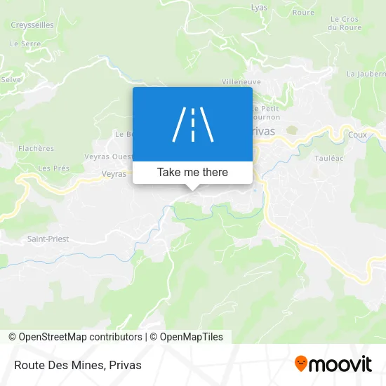Route Des Mines map