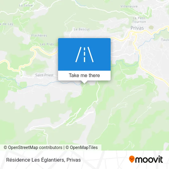 Résidence Les Églantiers map