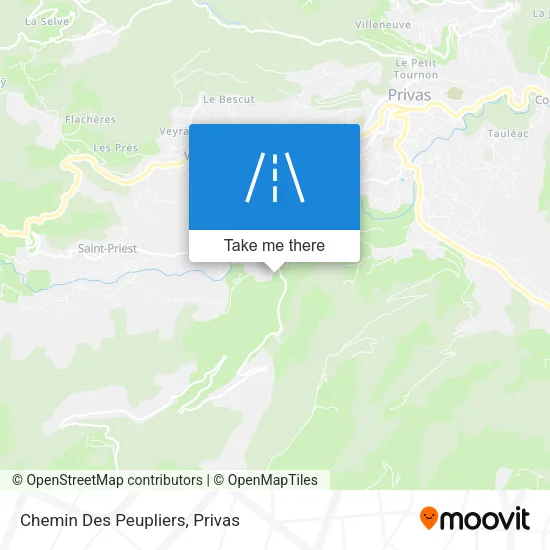 Chemin Des Peupliers map
