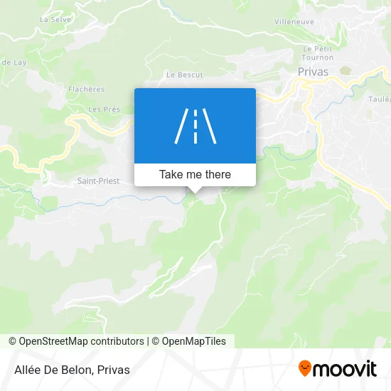 Allée De Belon map