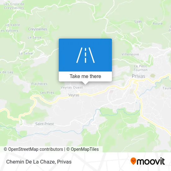 Chemin De La Chaze map