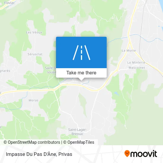 Impasse Du Pas D'Âne map