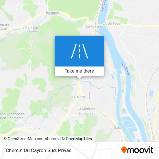 Chemin Du Cayron Sud map
