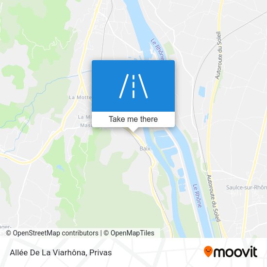 Allée De La Viarhôna map