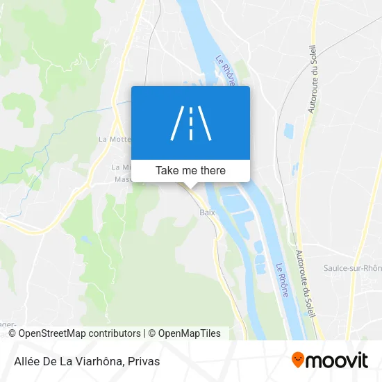 Allée De La Viarhôna map