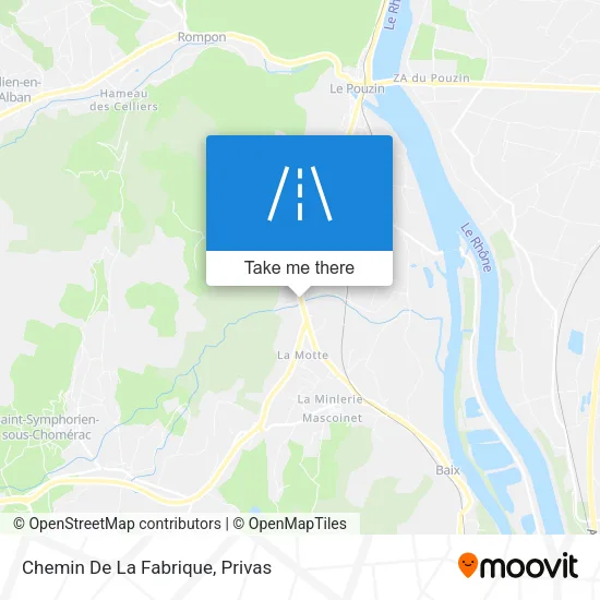 Chemin De La Fabrique map