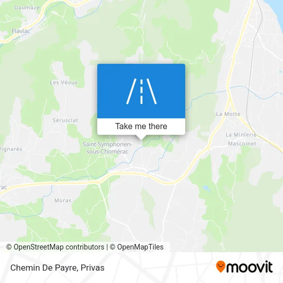 Chemin De Payre map