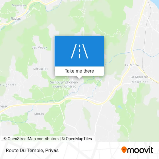 Route Du Temple map