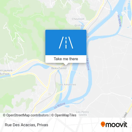 Rue Des Acacias map