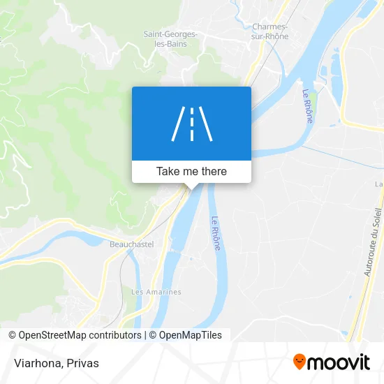 Viarhona map