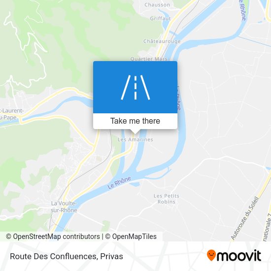Route Des Confluences map