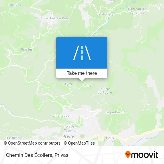 Chemin Des Écoliers map