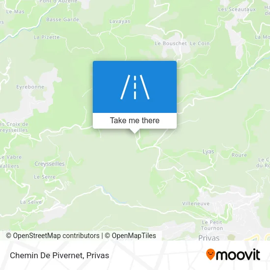 Chemin De Pivernet map