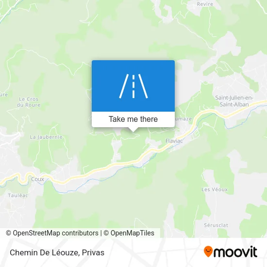 Chemin De Léouze map