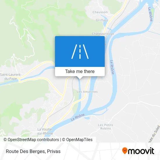 Route Des Berges map