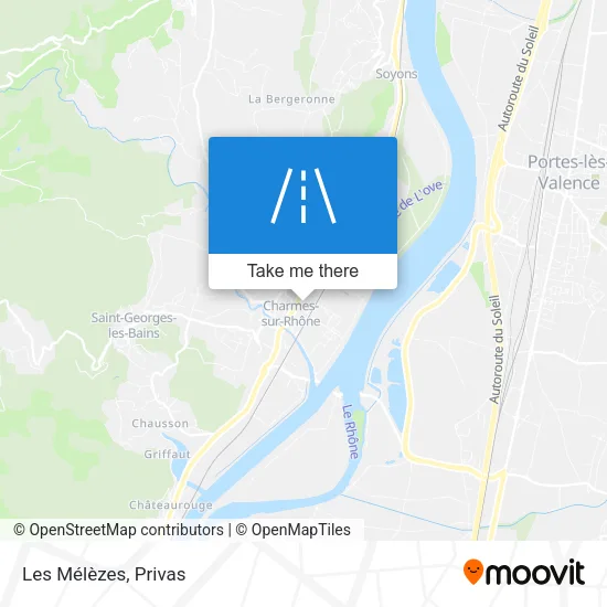 Les Mélèzes map