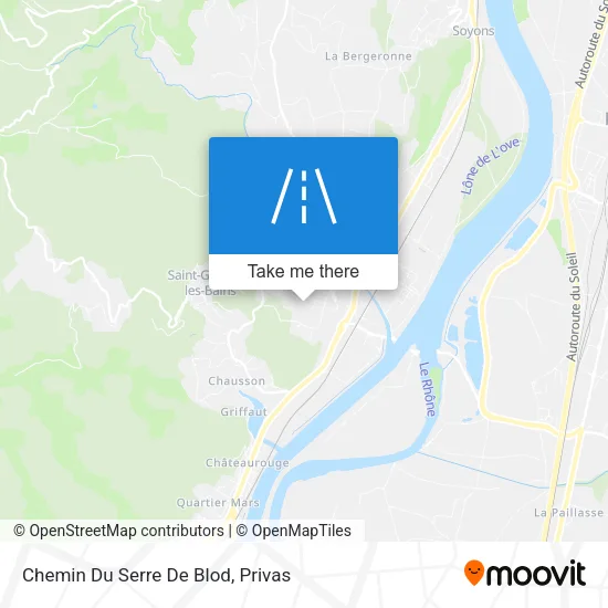 Chemin Du Serre De Blod map