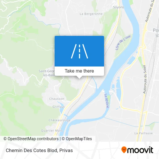 Chemin Des Cotes Blod map