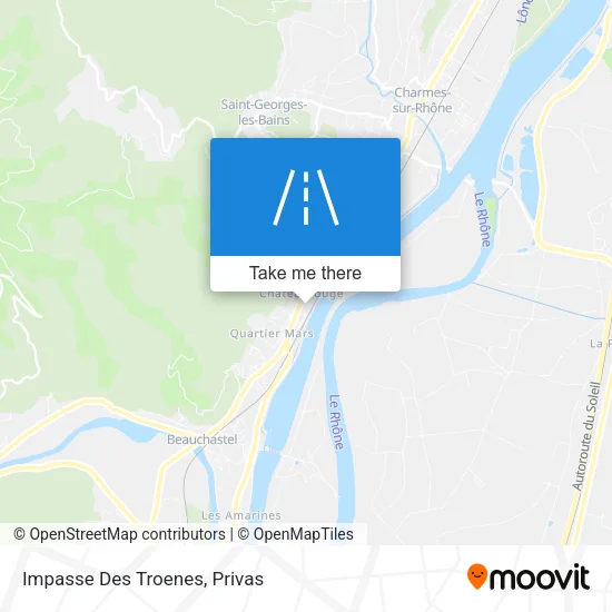 Impasse Des Troenes map