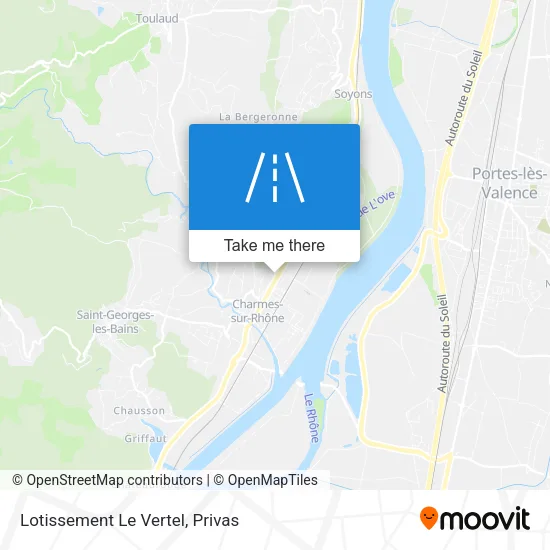 Lotissement Le Vertel map