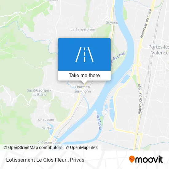 Lotissement Le Clos Fleuri map