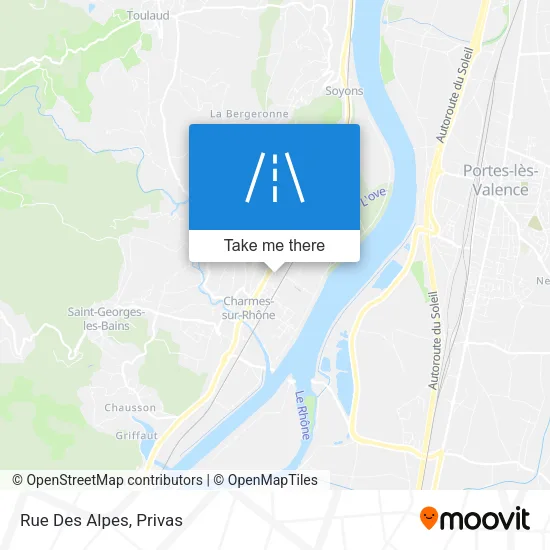 Rue Des Alpes map