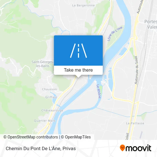 Chemin Du Pont De L'Âne map