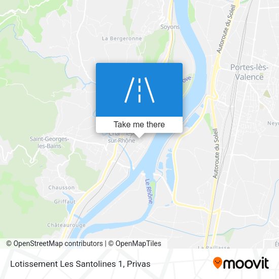 Lotissement Les Santolines 1 map