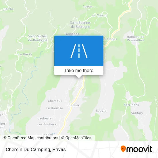 Chemin Du Camping map