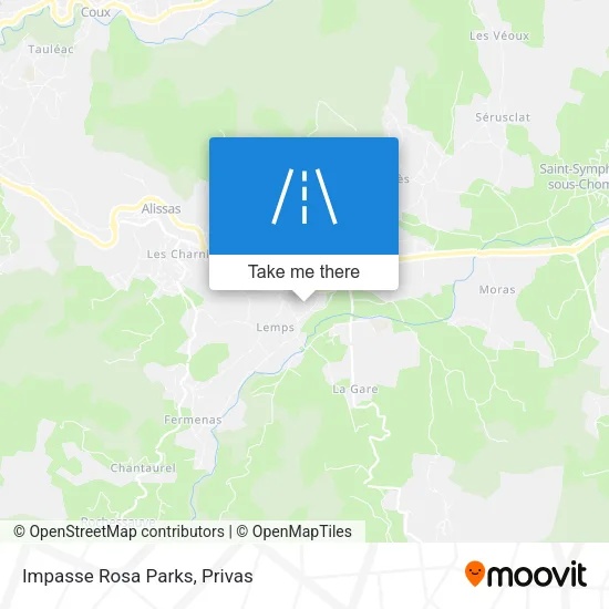 Impasse Rosa Parks map