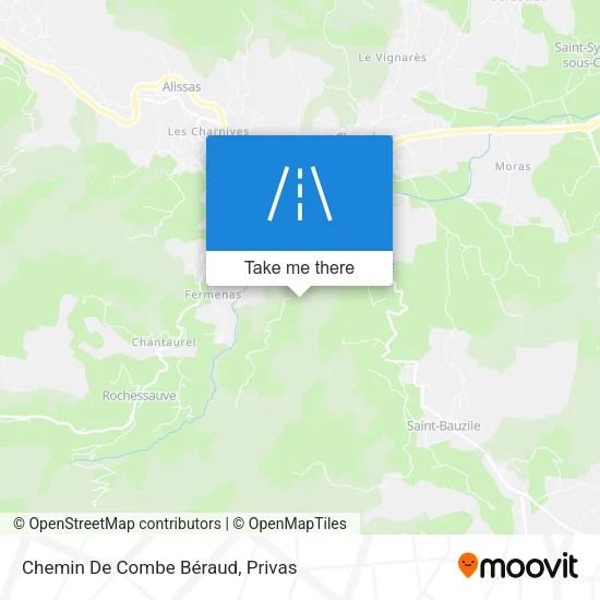 Chemin De Combe Béraud map
