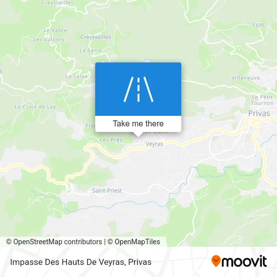 Impasse Des Hauts De Veyras map