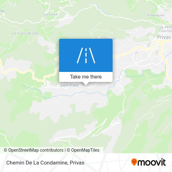 Chemin De La Condamine map