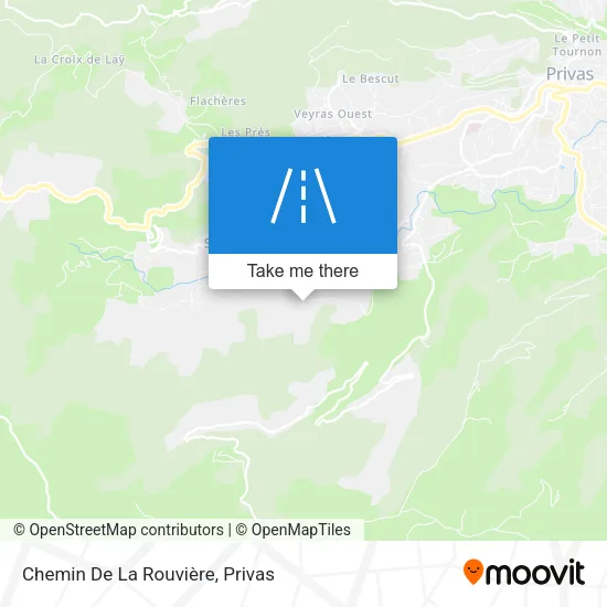 Chemin De La Rouvière map